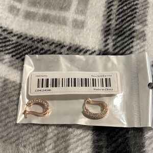 Rose Gold Ear Clip Earrings
